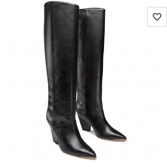 Tory Burch Shoes - Tory Burch Lila heeled tall boot in perfect black